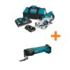 Makita XSR01PT-XMT03Z 18V X2 LXT 5.0Ah (36V) Brushless Rear Handle 7-1/4 in. Circular Saw Kit with bonus 18V LXT Oscillating Multi-Tool
