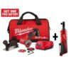 Milwaukee 2522-21XC-2457-20 M12 FUEL 12V 3 in. Lithium-Ion Brushless Cordless Cut Off Saw Kit W/ M12 3/8 in. Ratchet