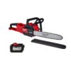 Milwaukee 2727-20-48-11-1812 M18 FUEL 16 in. 18V Lithium-Ion Brushless Cordless Chainsaw with 12.0 Ah High Output Battery