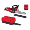 Milwaukee 2727-20-49-16-2747-49-16-2715 M18 FUEL 16 in. 18-Volt Lithium-Ion Brushless Cordless Chainsaw (Tool-Only) with Chainsaw Case & 16 in. Chainsaw Chain