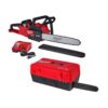 Milwaukee 2727-21HD-49-16-2747 M18 FUEL 16 in. 18V Lithium-Ion Battery Brushless Cordless Chainsaw Kit w/12.0 Ah Battery, Charger, Chainsaw Case