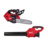 Milwaukee 2826-20C-2724-20 M18 FUEL 12 in. Top Handle 18V Lithium-Ion Brushless Cordless Chainsaw and M18 FUEL Blower Combo Kit (2-Tool)
