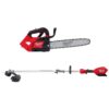 Milwaukee 2826-20T-2825-20ST M18 FUEL 14 in. Top Handle 18V Lithium-Ion Brushless Cordless Chainsaw w/ M18 FUEL QUIK-LOK String Trimmer (2-Tool)