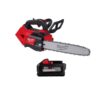 Milwaukee 2826-20T-48-11-1880 M18 FUEL 14 in. 18-Volt Lithium-Ion Brushless Cordless Battery Top Handle Chainsaw with 8.0 Ah High Output Battery