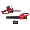 Milwaukee 3004-20-2724-20-48-11-1865 M18 FUEL 8 in. 18V Lithium-Ion Brushless Electric Battery Chainsaw HATCHET w/M18 FUEL Blower & 6.0 Ah Battery (2-Tool)