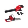 Milwaukee 2824-20-3004-20 M18 FUEL Dual Battery 145 MPH 600 CFM 18V Lithium-Ion Brushless Cordless Handheld Blower w/M18 Hatchet Pruning Saw