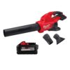 Milwaukee 2824-20-48-11-1880 M18 FUEL Dual Battery 145 MPH 600 CFM 18V Lithium-Ion Brushless Cordless Handheld Blower w/(1) 8.0Ah Battery