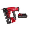 Milwaukee 2841-20-48-11-1820 M18 FUEL 18 Volt Brushless Cordless Gen II 16-Gauge Angled Finish Nailer Tool Only & M18 18-Volt 2.0 Ah Compact Battery