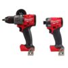 Milwaukee 2904-20-2953-20 M18 FUEL 18V Lithium-Ion Brushless Cordless 1/2 in. Hammer Drill/Driver w/1/4 in. Hex Impact Driver