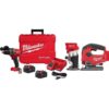 Milwaukee 2904-22-2723-20-2737-20 M18 Fuel 18-V Lithium-Ion Brushless Cordless 1/2 in. Hammer Drill Driver Kit with M18 FUEL Router and M18 FUEL Jig Saw