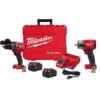 Milwaukee 2904-22-2962-20 M18 Fuel 18-V Lithium-Ion Brushless Cordless 1/2 in. Hammer Drill Driver Kit with M18 FUEL 1/2 in. Impact Wrench