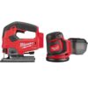 Milwaukee 2737-20-2648-20 M18 FUEL 18-Volt Lithium-Ion Brushless Cordless Jig Saw with M18 5 in. Random Orbit Sander