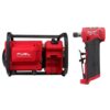 Milwaukee 2840-20-2485-20 M18 FUEL Brushless Electric 2 Gal. Compact Cordless Quiet Air Compressor with Brushless 1/4 in. Right Angle Die Grinder