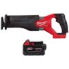 Milwaukee 2821-20-48-11-1850 M18 FUEL GEN-2 18V Lithium-Ion Brushless Cordless SAWZALL Reciprocating Saw w/5.0ah Battery