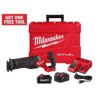 Milwaukee 2821-21-48-11-1865 M18 FUEL 18V Lithium-Ion Brushless Cordless SAWZALL Reciprocating Saw Kit W/6.0Ah Battery