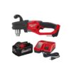 Milwaukee 2807-20-48-59-1880 M18 FUEL GEN II 18-Volt Lithium-Ion Brushless Cordless 1/2 in. Hole Hawg Right Angle Drill with 8.0 Ah Starter Kit