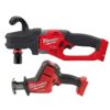 Milwaukee 2808-20-2719-20 M18 FUEL 18V Lithium-Ion Brushless Cordless Hole Hawg 7/16 in. Right Angle Drill W/Quick-Lok with M18 FUEL Hackzall