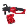 Milwaukee 2808-20-49-56-9280 M18 FUEL 18V Li-Ion Brushless Cordless Hole Hawg 7/16 in. Right Angle Drill W/Quick-Lok with Carbide Hole Saw Kit(7pc)