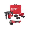 Milwaukee 2912-22-2888-20 M18 FUEL 18V Lithium-Ion Brushless 1 in. Cordless SDS-Plus Rotary Hammer Kit w/Brushless Grinder