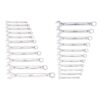 Milwaukee 48-22-9411-48-22-9511 SAE/Metric Combination Wrench Mechanics Tool Set (22-Piece)