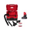 Milwaukee 0960-20-48-11-2450 M12 FUEL 12-Volt Lithium-Ion Cordless 1.6 Gal. Wet/Dry Vacuum with M12 XC High Output 5.0 Ah Battery Pack