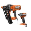 RIDGID R09894B-R862311B 18V Brushless Cordless 21° 3-1/2 in. Framing Nailer with Brushless 3-Speed 1/4 in. Impact Driver (Tools Only)