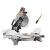 RIDGID R4113-RPM121 15 Amp Corded 10 in. Dual Bevel Miter Saw with LED Cutline Indicator and Black Fine Point Permanent Workshop Marker