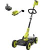 RYOBI P20160 ONE+ 18V 12 in. Cordless Mower with 4.0 Ah Battery and Charger