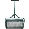 AUTMOON W46554057 24 in. Green Metal Handle Peat Moss Compost Spreader