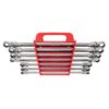 TEKTON WRB96201 Long Flex Head 12-Point Ratcheting Box End Wrench Set with Holder, 7-Piece (6-19 mm)
