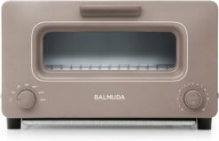 BALMUDA The Toaster | Steam Oven Toaster | 5 Cooking Modes - Sandwich Bread, Artisan Bread, Pizza, Pastry, Oven | Compact Design | Baking Pan | K01M-CW | Taupe | US Version…
