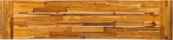 Christopher Knight Home Catriona Outdoor Acacia Wood Bench with Metal Accents, Teak Finish / Rustic Metal 14. 50 x 63 x 17. 75 inches - 6