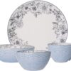 Pfaltzgraff Gabriela Gray 16-Piece Stoneware Dinnerware Set, Service for 4 - ,Gabriela Grey - 1
