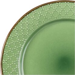 Pfaltzgraff French Lace Dinnerware Set, 16 Piece, Green - 6