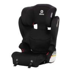 Diono Cambria 2XT XL, Dual Latch Connectors, 2-in-1 Belt Positioning Booster Seat, High-Back to Backless Booster with Space and Room to Grow, 8 Years 1 Booster Seat, Black Storm - 1