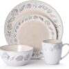 Pfaltzgraff Panama 16-Piece Dinnerware Set, Beige - 1