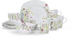 Mikasa Wildflower Garden 16-Piece Dinnerware Set, Service For 4 - 2