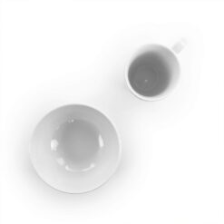 Elama Service for Four 16 Piece Porcelain Dinnerware Set, White-Round 2 - 11