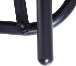 Outsunny 2-Person Outdoor Glider Bench, Patio Double Swing Rocking Chair Loveseat w/Powder Coated Steel Frame for Backyard Garden Porch, Black - 9