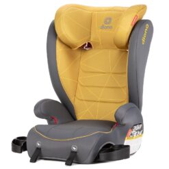 Diono Monterey 2XT Latch 2 in 1 High Back Booster Car Seat with Expandable Height & Width, Side Impact Protection, 8 Years 1 Booster, Yellow Sulphur - 1