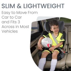 Britax Highpoint Backless Belt-Positioning Booster Seat, SafeWash Black Ombre - 6