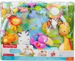 Fisher-Price Rainforest Music & Lights Deluxe Infant Gym - 6