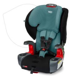Britax Grow with You ClickTight Harness-2-Booster Car Seat, 2-in-1 High Back Booster, Green Contour - 1