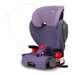 Britax Highpoint Backless Belt-Positioning Booster Seat, SafeWash Purple Ombre - 1