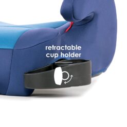 Diono Solana 2 XL, Dual Latch Connectors, Lightweight Backless Belt-Positioning Booster Car Seat, 8 Years 1 Booster Seat, Blue - 5
