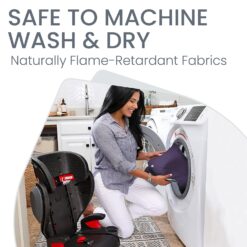 Britax Highpoint Backless Belt-Positioning Booster Seat, SafeWash Purple Ombre - 5