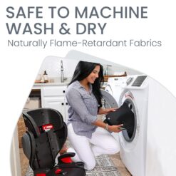 Britax Highpoint Backless Belt-Positioning Booster Seat, SafeWash Black Ombre - 5