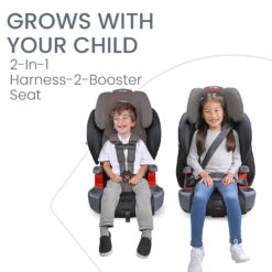 Britax Grow with You ClickTight Harness-2-Booster Car Seat, 2-in-1 High Back Booster, Gray Contour - 2