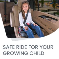 Britax Highpoint Backless Belt-Positioning Booster Seat, SafeWash Black Ombre - 9