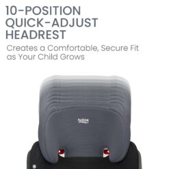 Britax Highpoint Backless Belt-Positioning Booster Seat, SafeWash Black Ombre - 8